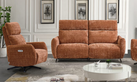 Canapé 2 places fixes