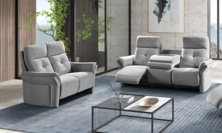 Canapé 2 places fixes