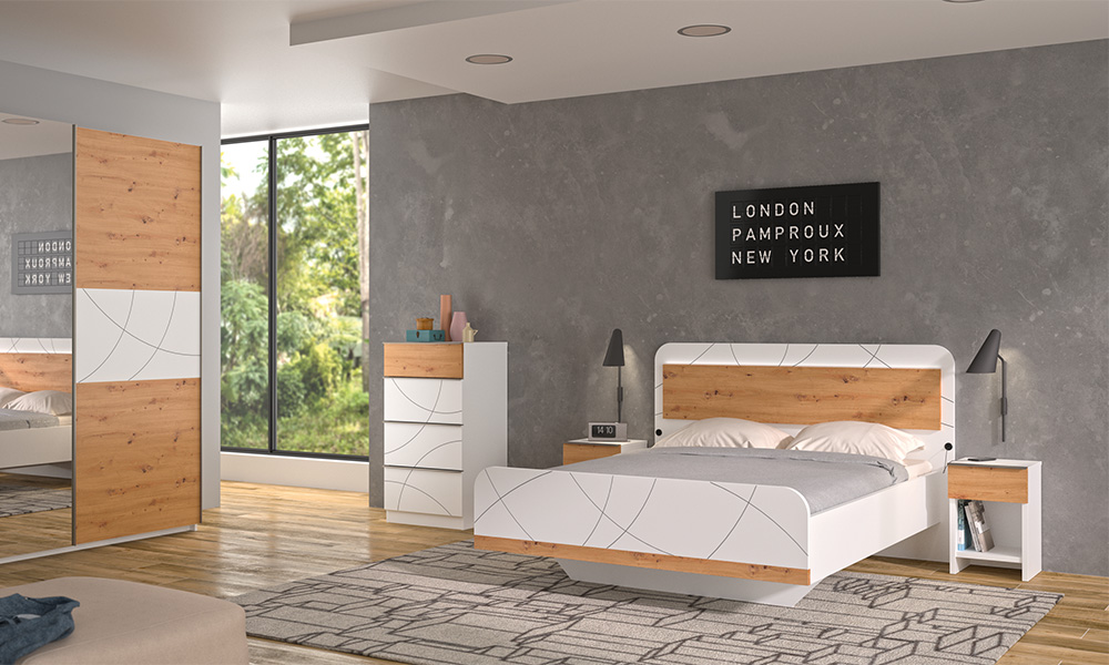 Lit seul 140 x 190 cm